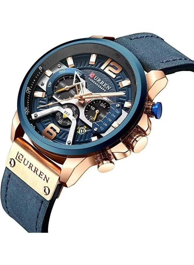 (Luxury Leather Band Watch For Men)